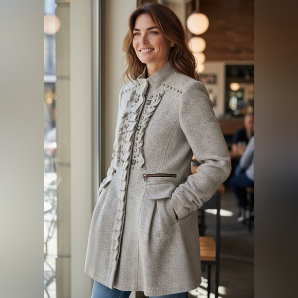 Nanette Lepore Party Girl Coat Size M - Picture 4 of 16